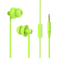 Maxrock (Tm Wired Sleep Earphones Soft Sleep Earbuds Total Silicon Sleeping Headphones With In-Line Mic For Cellphones  Mp3  Tablet Pocasts 3.5 Mm