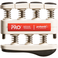 Prohands Pro Hand Exerciser  Finger Exerciser (Hand Grip Strengthener)  Spring-Loaded  Finger-Piston System  Isolate And Exercise Each Finger  (7 Lb Medium Tension  Red-Pro)