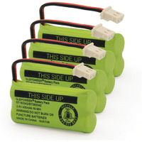 Glepoweer Dm221 Bt183342/Bt283342 2.4V 400Mah Ni-Mh Battery Pack  Also Compatible With Cordless Phone Batteries Bt166342/Bt266342 Bt162342/Bt262342 Cs6709 Cs6609 Cs6509 Cs6409 El52100 El50003(4 Pack)