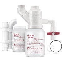 Practicon Gleco Trap System  Clay & Plaster Sink Trap Kit  64 Oz.