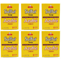 Grisi Sulfur Soap For Acne - 4.4 Ounce (Pack Of 6)