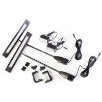 Ledupdates 2Pcs Trade Show Led Light For Popup Booth Exhibit Back Drop Panel With Ul Listed Power Supply