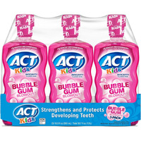 Act Kids Anticavity Fluoride Rinse  Bubblegum Blowout  16.9 Oz (Pack Of 3)