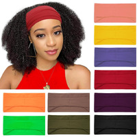 Ritoper 10 Pack Wide Headbands  Workout Yoga Running Boho Hair Wraps  Non-Slip Thick Sweat Bands For Active Women
