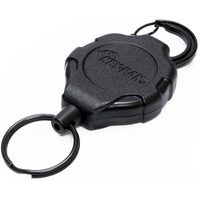 Key-Bak Ratch-It Retractable Ratcheting Tether With 48"" Retractable Cord  10 Oz. Retraction  Carabiner Attachment