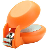 Harac Special Needs Nail Clippers For Arthritic Hands  Senior And Kids  Adapted Nail Clipper For Fingernail And Thick Toenail  Made In Japan (Orange)