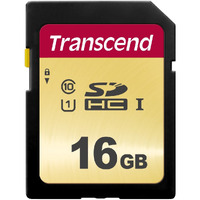 Transcend 16Gb Sdxc/Sdhc 500S Memory Card Ts16Gsdc500S