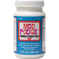Mod Podge Eight Fabric  8-Ounce  Transparent  8 Fl Oz