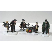 Department 56 ""Oliver Twist"" Set Of 3 Porcelain Figurines
