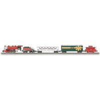 Bachmann Trains - Merry Christmas Express Ready To Run Electric Train Set - N Scale  Multi Color