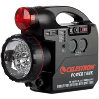 Celestron - Powertank 12 Telescope Battery - Rechargeable Portable 12V Power Supply For Computerized Telescopes - 84 Wh Power - Built-In 2 Usb Ports  Cigarette Lighter Adapter  Built-In Flashlight