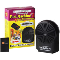 T.J. Wisemen  Inc. Remote Controlled Fart Machine #2 With Boom Box Technology - 15 Realistic Sounds - Wireless With 100 Ft Range