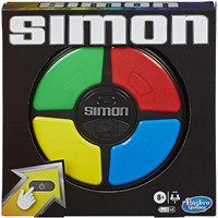 Basic Fun Simon Electronic Game With Digital Screen And Built-In Counter  9-Inch Diameter