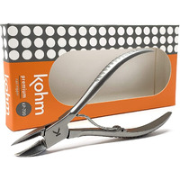 Kohm Ingrown Toenail Clippers For Thick Nails - 5"" Long Kp-700 Heavy Duty Stainless Steel Toe Nail Nippers Tool For Men  Women  Seniors & Adults - Professional Podiatrist Tool