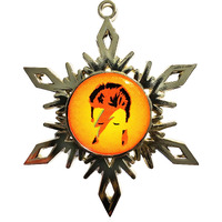 David Bowie Ziggy Stardust Christmas Tree Ornaments - David Bowie Limited Edition Christmas Ornament Ziggy Stardust - David Bowie Merchandise - Xmas Tree Decorations Ziggy Stardust David Bowie Decor -