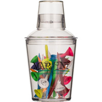 Martini Golf Tees Dmt005 Small Shaker With 3-1/4"" Durable Plastic Tees  Assorted Colors