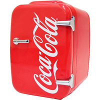 Cooluli Retro Coca-Cola Mini Fridge For Bedroom - Car  Office Desk & College Dorm Room - 4L/6 Can 12V Portable Cooler & Warmer For Food  Drinks & Skincare - Ac/Dc And Exclusive Usb Option (Coke  Red)
