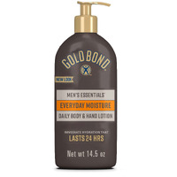 Gold Bond Men's Essentials Everyday Moisture Daily Body & Hand Lotion  14.5 Oz.  With Vitamin C