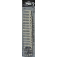 Ys Park 452 Round Tooth Cutting Comb - White