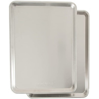 Nordic Ware Naturals Aluminum Commercial Bakeware For Even Baking - Usa Made Cookie Sheet Pan  Oven-Safe Essential