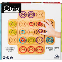 Spin Master Games  Otrio Wood Strategy Game  Fun Family Board Game  Stem Game  Interactive Puzzle Game  Family Game Night Game For Ages 8+