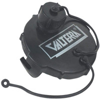 Valterra T1020-1Vp Waste Valve Cap - 3"" With Capped 3/4"" Ght  Black (Carded)