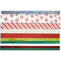 Christmas Tissue Paper (Hologram  Printed & Solid) 100 Sheets