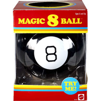 Mattel Games Magic 8 Ball Kids Toy  Retro Themed Novelty Fortune Teller  Ask A Question And Turn Over For Answer