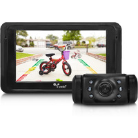 Yada | Vehicle Backup Camera System  5  Dash Cam  Rear View Car Monitor  Digital Wireless  Night Vision  Waterproof  Split View  Universal Compatibility For Cars  Trucks  Rvs