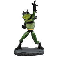 Stealstreet Ss-G-61176 Frog In Batman Costume Figurine  7.25""