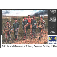 Master Box Models ""British And German Soldiers  Somme Battle 1916"" - 6 Figures Set (1/35 Sclae)