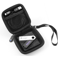 Casematix Crypto Wallet Travel Case Compatible With Ledger Nano X Hardware Wallet  Nano S  Nano Ledger  Trezor Model T And Btc Crypto Wallet Accessories  Case Only With Padded Protection