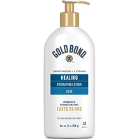 Gold Bond Ultimate Healing Skin Therapy Lotion With Aloe  14 Oz.  Non-Greasy & Hypoallergenic