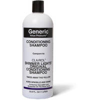 Generic Value Products Conditioning Purple Shampoo  Tones Down Brassiness  Brightens And Refreshes Faded Highlights  Removes Yellow Tones  33.8 Oz