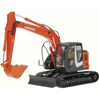 Hasegawa Hwm01 Hitachi 1:35 Excavator Zaxis135Us  Multi