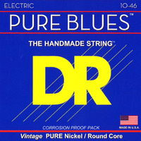 Dr Strings Pure Blues Nickel Wound Vintage Style Electric Guitar Strings - 10-46 Gauge