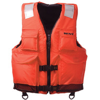 Kent Elite Dual Size Commercial Life Vest - Persons Over 90-Pounds. (Orange  Xx-Large/4X-Large  50-60-Inch Chest)