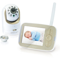 Infant Optics Dxr-8 480P Video Baby Monitor  Non-Wifi Hack-Proof Fhss Connection  Interchangeable Lenses  Pan Tilt Zoom  Led Sound Bar  Night Vision  And Two-Way Talk  Low Battery