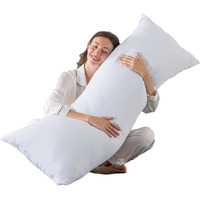 Bedtreat Full Body Pillow Insert For Adults - Soft & Fluffy Body Pillow For Side Sleepers - Long & Breathable Body Pillow Insert(20 X 54 White)