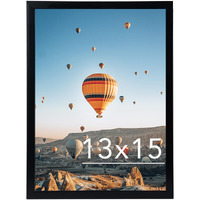 Jcjmy 13X15 Picture Frame Black For Wall Hanging  Wall Mounting Horizontally Or Vertically  13 X 15 Wall Gallery Poster Photo Frame With Shatter Resistant Plexiglass  Black