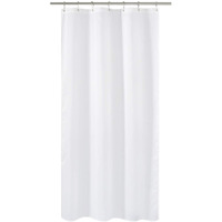 N&Y Home Fabric Shower Curtain Liner Stall Size 42 Width By 72 Length Inches  Hotel Quality  Washable  White Bathroom Curtains With Grommets  42X72