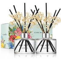Cocodor Preserved Real Flower Reed Diffuser/April Breeze / 6.7Oz(200Ml) / 2 Pack/Reed Diffuser Set  Oil Diffuser & Reed Diffuser Sticks  Home Decor & Office Decor  Fragrance And Gifts