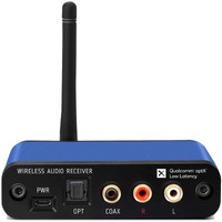 Bludento Blt-2 True Hi-Fi Bluetooth V5.1 Audio Receiver Audiophile Ti Dac For Analog Stereo Rca Output  Enhanced Working Range  Digital Coaxial & Optical Outputs