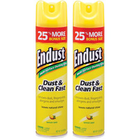 Endust Multi-Surface Dusting And Cleaning Spray  Lemon Zest  12.5 Ounce (Pack Of 2)