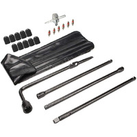 Dr.Roc Spare Tire Tool Kit With Spare Tire Jack Handle And Lug Wrench Spare Tire Kit Compatible With Chevy Silverado Tahoe Avalanche Suburban Gmc Sierra Yukon 1999-2019 Cadillac Escalade 2002-2018