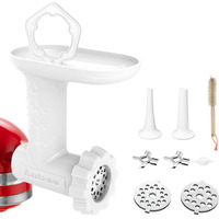Food Meat Grinder Attachments For Kitchenaid Stand Mixers  Excellent Food Grade Meat Grinder Accessories Meat Mixer Attachment Including 2 Sausage Stuffer Tubes Rust-Proof And Durable