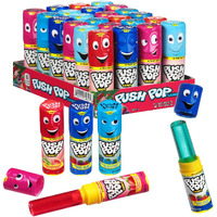 Push Pop Halloween Candy - Individually Wrapped Bulk Lollipops - 24 Ct Hard Candy In Assorted Flavors  Fun Candy For Kids  Party Favors And Gifts  Halloween Candy Bowls  Trick Or Treat Goodie Bags