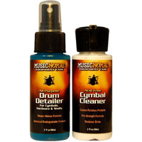 Music Nomad Cymbal Cleaner And Drum Detailer Combo Pack (2 Oz.)