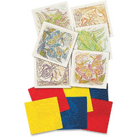 Roylco R-5843 Bugs Rubbing Plates  0.25"" Height  10.5"" Wide  8"" Length (6 Per Package)