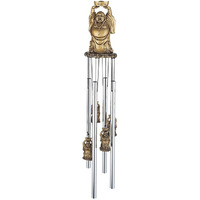 Stealstreet Ss-G-41689 Wind Chime Round Top Buddha Hanging Garden Porch Decoration Decor